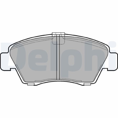 Brake Pad Set, disc brake DELPHI LP810