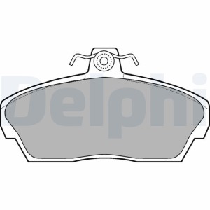 Brake Pad Set, disc brake DELPHI LP911