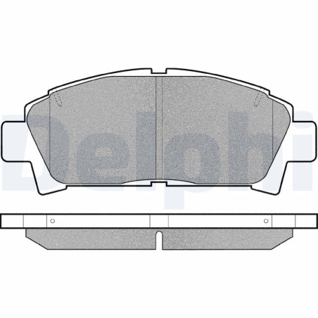 Brake Pad Set, disc brake DELPHI LP940