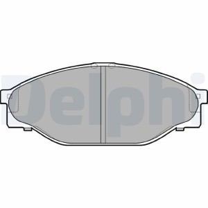 Σετ τακάκια, δισκόφρενα DELPHI LP950