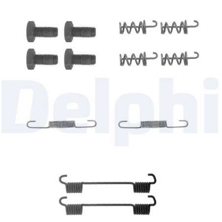 Accessory Kit, parking brake shoes DELPHI LY1104