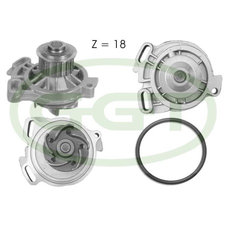 Αντλία νερού, ψυγείο κινητήρα GGT PA10600