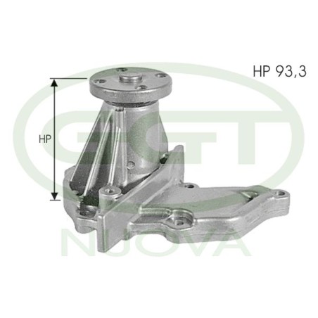 Water Pump, engine cooling GGT PA10965