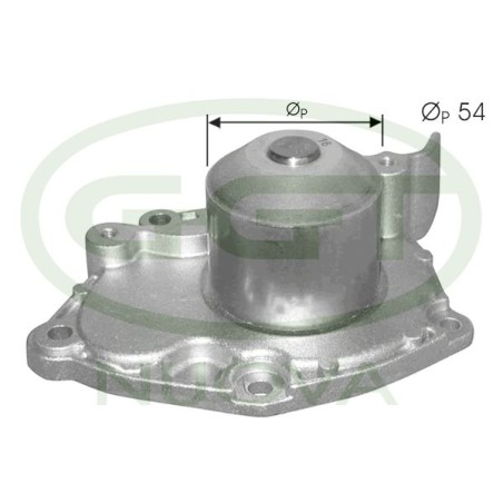 Water Pump, engine cooling GGT PA12387