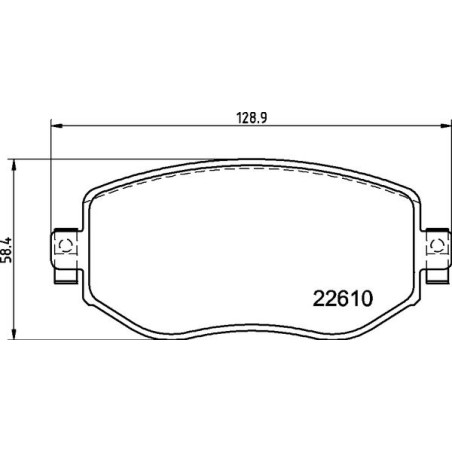 Σετ τακάκια, δισκόφρενα BREMBO P68068