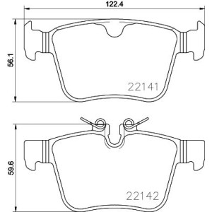 Σετ τακάκια, δισκόφρενα BREMBO P86029