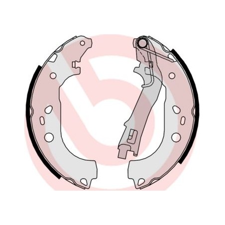 Brake Shoe Set BREMBO S23533