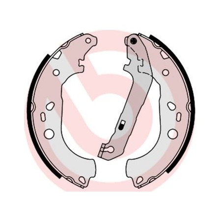 Brake Shoe Set BREMBO S24534