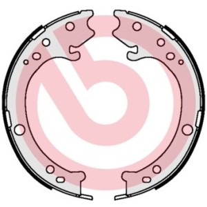 Σετ σιαγόνων φρένων, χειρόφρενο BREMBO S28517