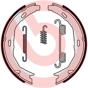 Σετ σιαγόνων φρένων, χειρόφρενο BREMBO S50522