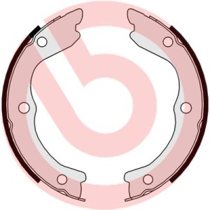 Σετ σιαγόνων φρένων, χειρόφρενο BREMBO S56543