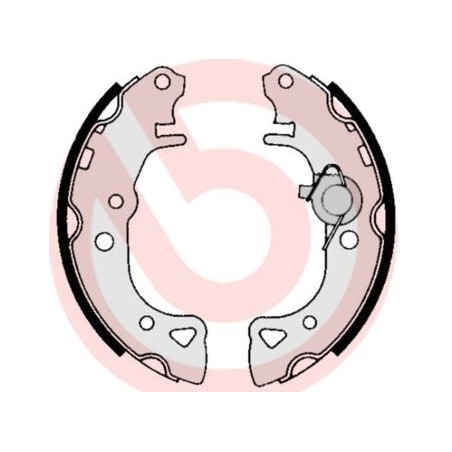 Brake Shoe Set BREMBO S61516