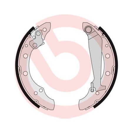 Brake Shoe Set BREMBO S85511