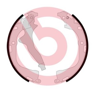 Brake Shoe Set BREMBO S85542