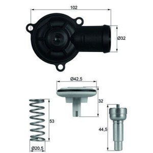 Θερμοστάτης, ψυκτικό υγρό MAHLE TI22087D
