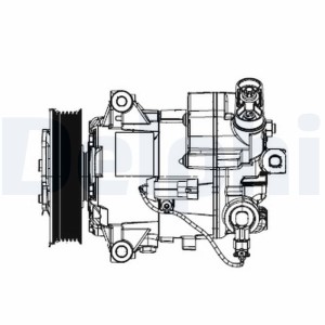 Compressor, air conditioning DELPHI TSP0155948