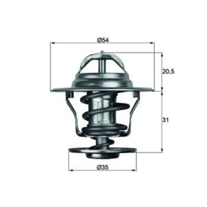 Thermostat, coolant MAHLE TX1392D