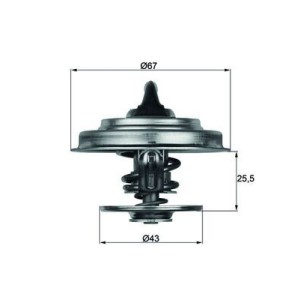 Θερμοστάτης, ψυκτικό υγρό MAHLE TX1875