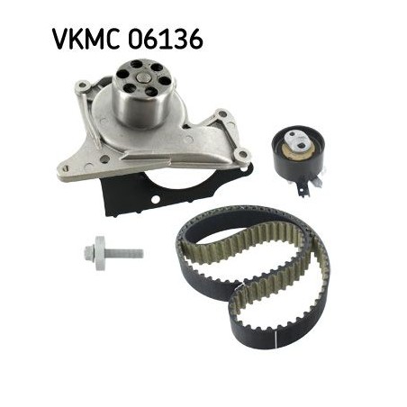 Water Pump & Timing Belt Kit SKF VKMC06136