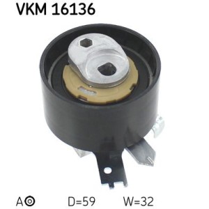 Tensioner Pulley, timing belt SKF VKM16136