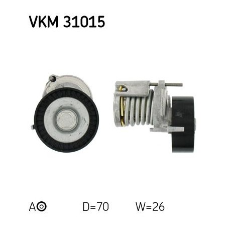 Tensioner Pulley, V-ribbed belt SKF VKM31015