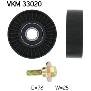 Deflection/Guide Pulley, V-ribbed belt SKF VKM33020