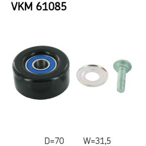 Deflection/Guide Pulley, V-ribbed belt SKF VKM61085