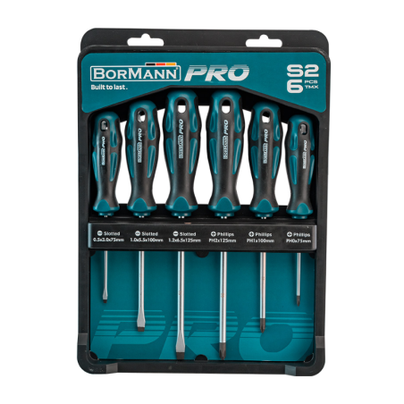 Bormann Pro Set of 6 pcs Screwdrivers - BHT1666