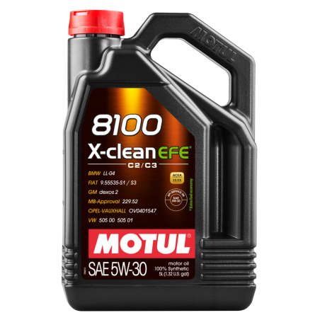 Λιπαντικό Κινητήρα Motul 8100 X-Clean EFE 5W30 5lt