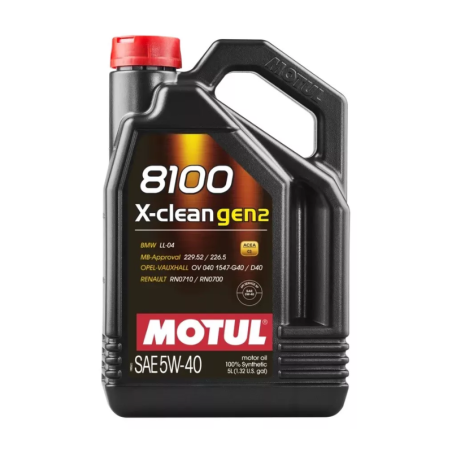 copy of Motor Oil Motul 8100 X-Clean 5W40 Gen2 1lt