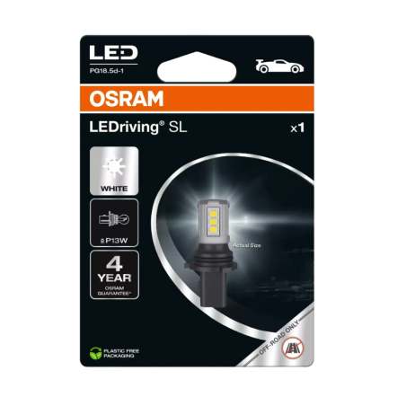 Λάμπα Osram P13W 12V 1.6W LEDriving SL White - 828DWP-1BL