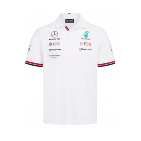 Polo Shirt Mercedes Team XL - White - 701219232-002