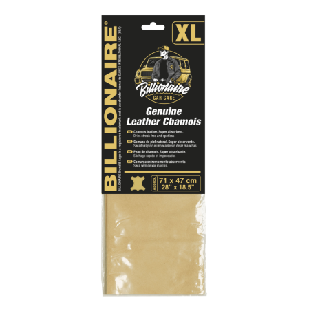 Billionaire Genuine Leather Chamois Size Large 71x47cm - BLN0650