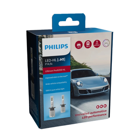 Λάμπες Philips H1 Ultinon Pro9200 HL Led 12V/24V 13W 5800K 2τμχ - 11258U92X2