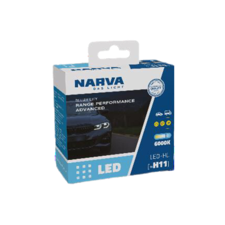 Λάμπες Narva H11 Range Performance Advanced Led 12V/24V 19W 6000K 2τμχ - 18184RPNVAX2