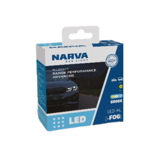 Λάμπες Narva H8/H11/H16 Fog, Range Performance Advanced Led 12V/24V 19W 6000K 2τμχ - 18218RPNVAX2