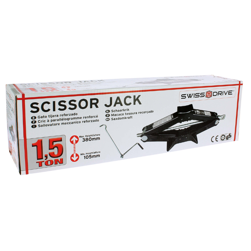SwissDrive Scissor Jack 1.50 tn