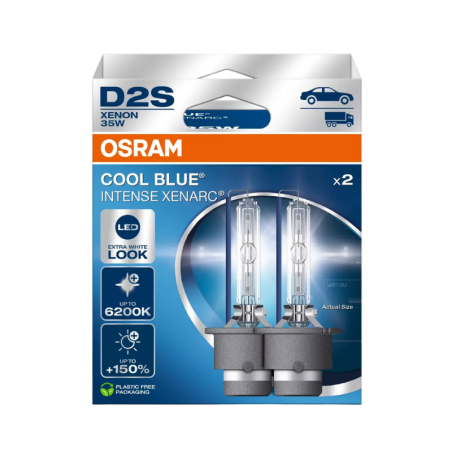 Λάμπες Osram Xenarc Cool Blue Intense D2S 35W 6200K 2τμχ - 66240CBN-2HB