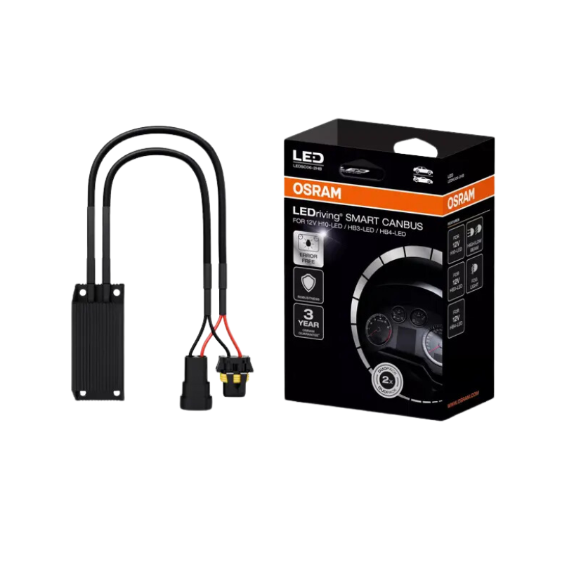 Αντάπτορες Osram LEDriving Smart Canbus 12V για Led H10/HB3/HB4 2τμχ - LEDSC06-2HB