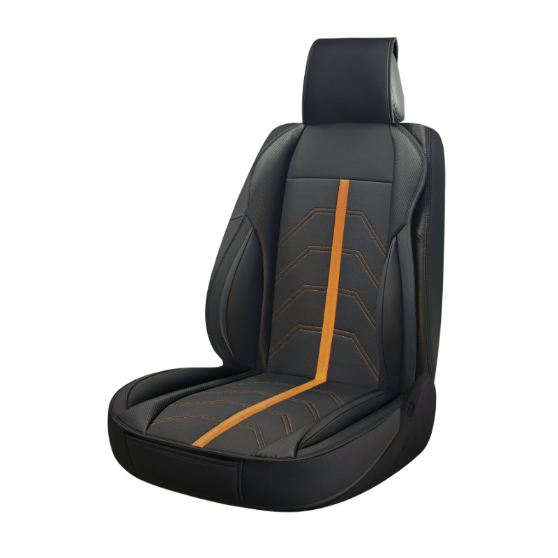 SwissDrive Πλατοκάθισμα Αυτοκινήτου Potenza Universal Μαύρο/Πορτοκαλί, 1τμχ
