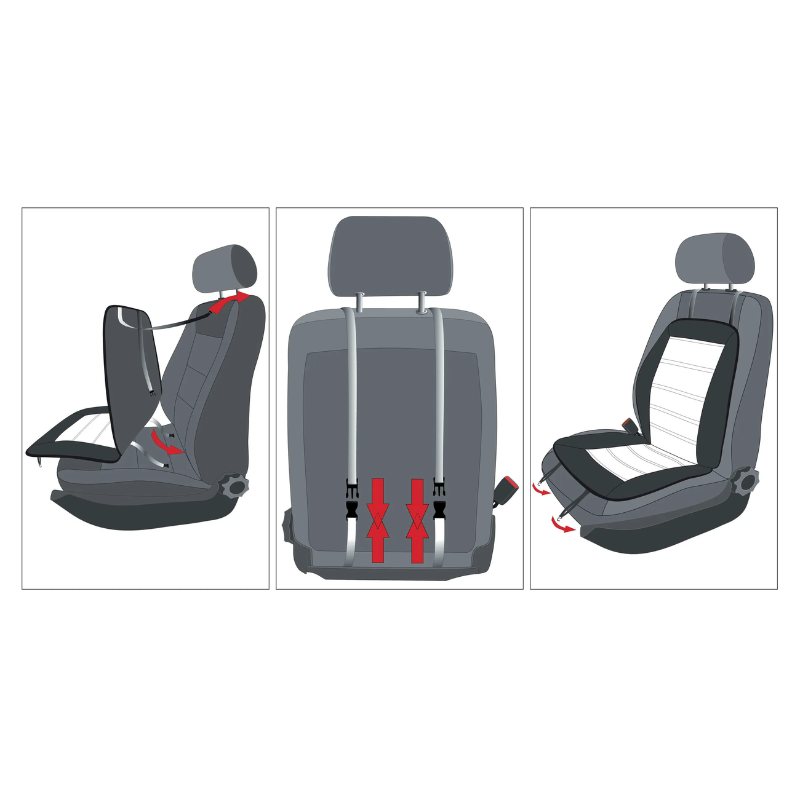 Walser Car Seat Cover Britt Black 1 Piece - WA11676