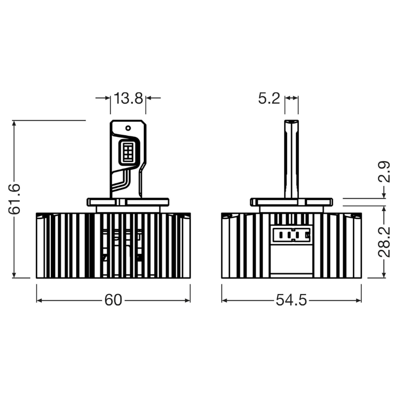 Osram D5S LEDriving HL Easy Xen 6000K - 66540DWESY-2HB
