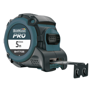 Bormann Pro Tape Measure 3m x 16mm, Auto-Lock, Matte Coating, Magnetic Hook - BHT7134