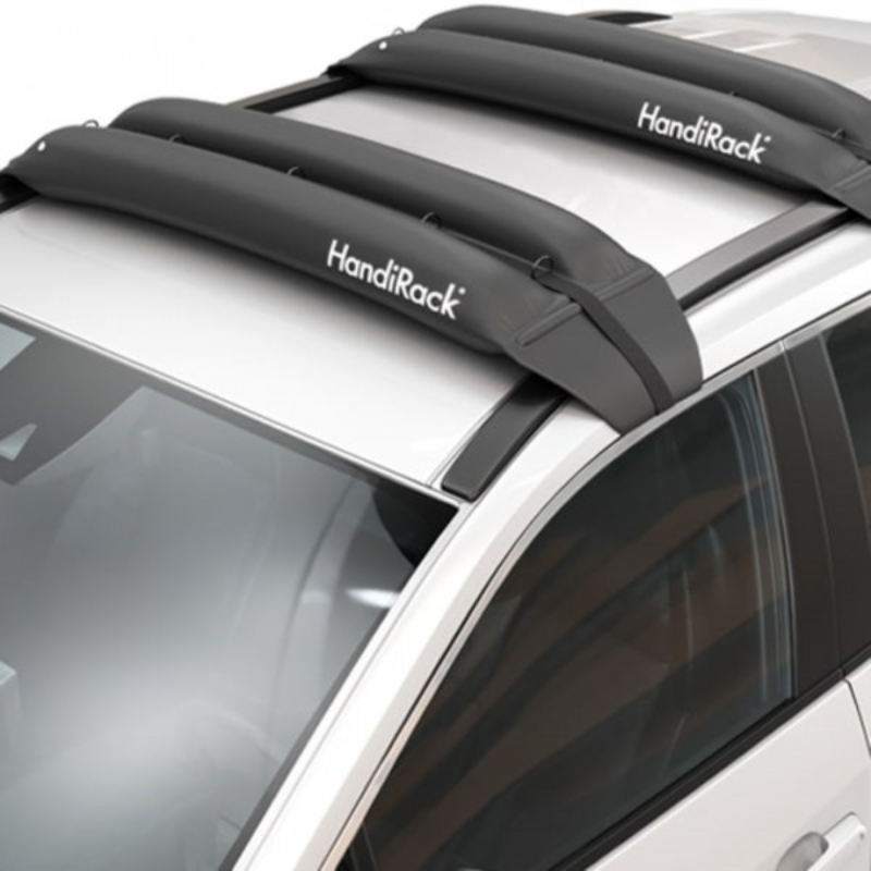 HandiRack Inflatable Roof Bars by HandiWorld - Black with Pump, Set of 2