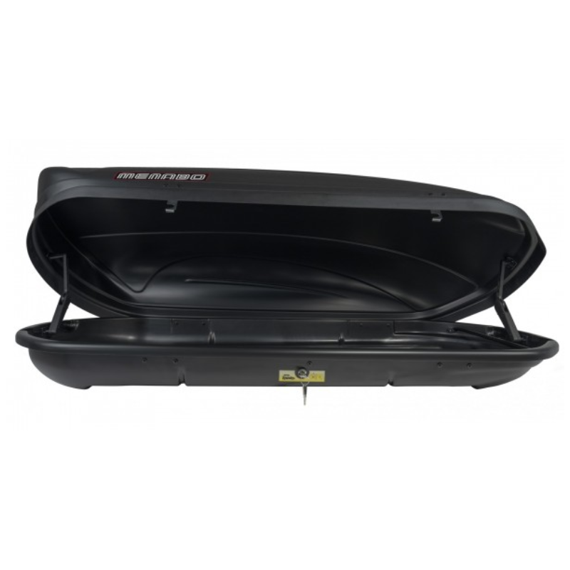 Menabo Marathon 400 Dark Roof Cargo Carrier with Matte Embossed Texture, 1pc