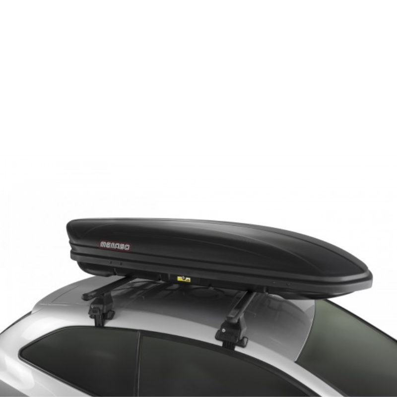 Menabo Marathon 400 Dark Roof Cargo Carrier with Matte Embossed Texture, 1pc