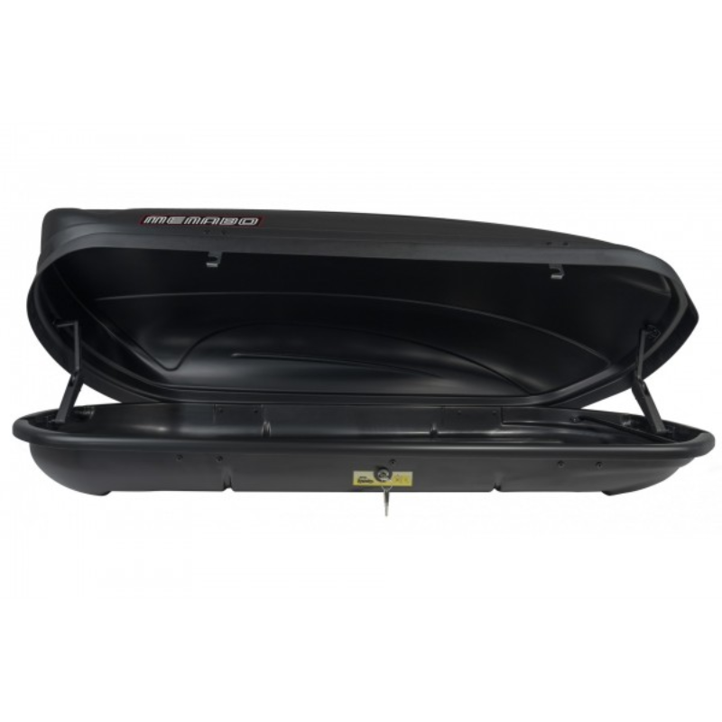 Menabo Marathon 460 Dark Roof Cargo Carrier with Matte Embossed Texture, 1pc