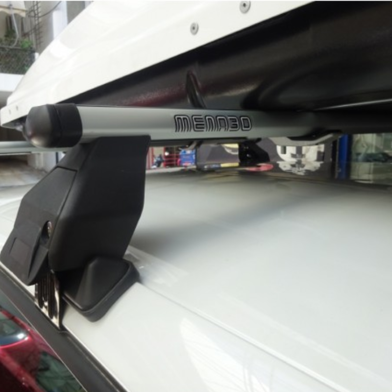 Menabo Mania 400 White Roof Cargo Carrier with Glossy Finish, 1pc
