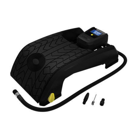 Michelin Ψηφιακή Τρόμπα Ποδιού Διπλού Εμβόλου με Μανόμετρο & Οθόνη LCD, Έως 100 PSI