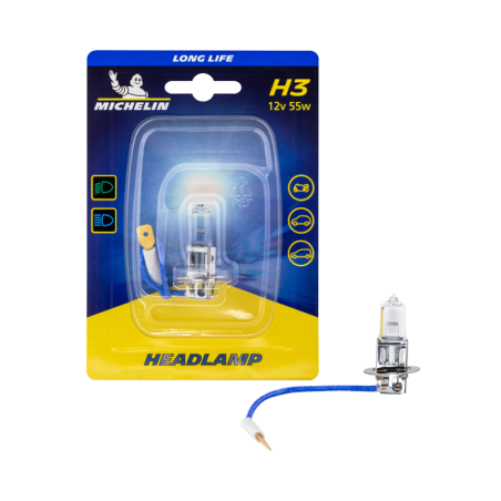 Michelin  H3 12V 55W Long Life, 1pc